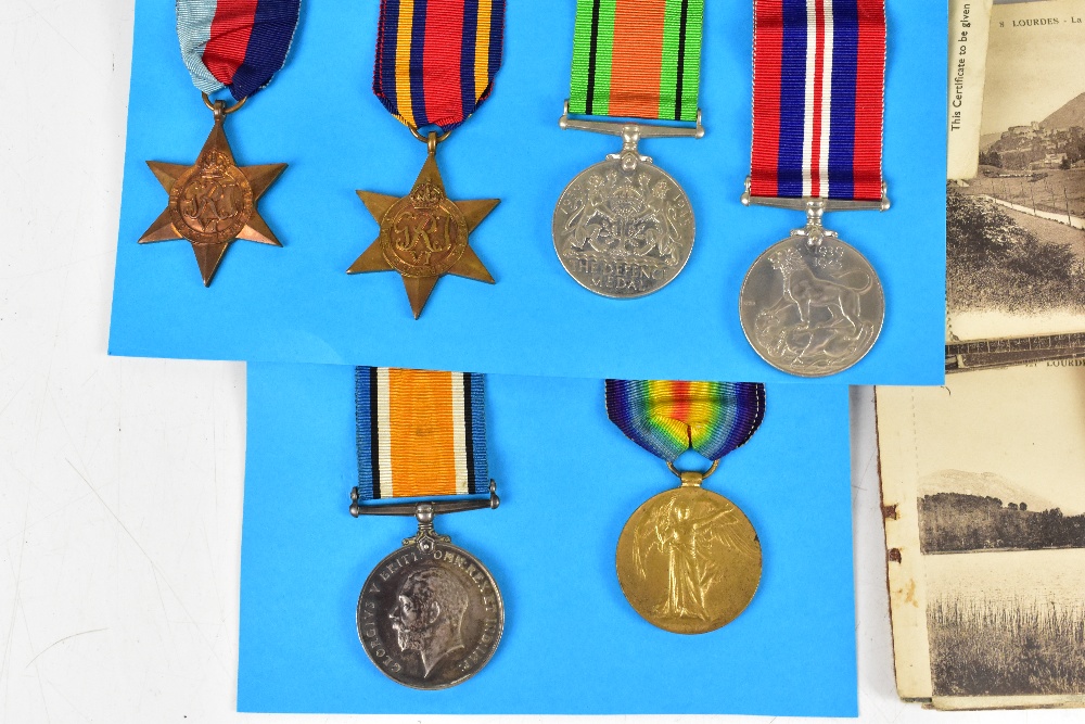 A WWI and WWII family medal and ephemera group, comprising BWM and VM to 51801 Pte A.J.F Dignan, The - Bild 3 aus 4