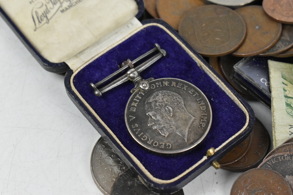 A WWI British War Medal awarded to 17637 Pte A. Jones Lancashire Fusiliers, with a selection of - Bild 3 aus 4