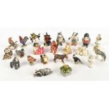 HIDDEN TREASURES; a collection of twenty-three modern novelty boxes, mostly modelled as animals, and