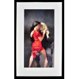 ROBERT OSCAR LENKIEWICZ (1941-2002); a signed limited edition coloured print, 'Painter with Moi