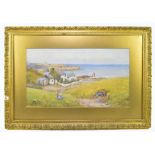 WARREN WILLIAMS RRCA (1861-1941); watercolour, 'A Sunlit Haven, Cemaes Bay, Anglesey', signed