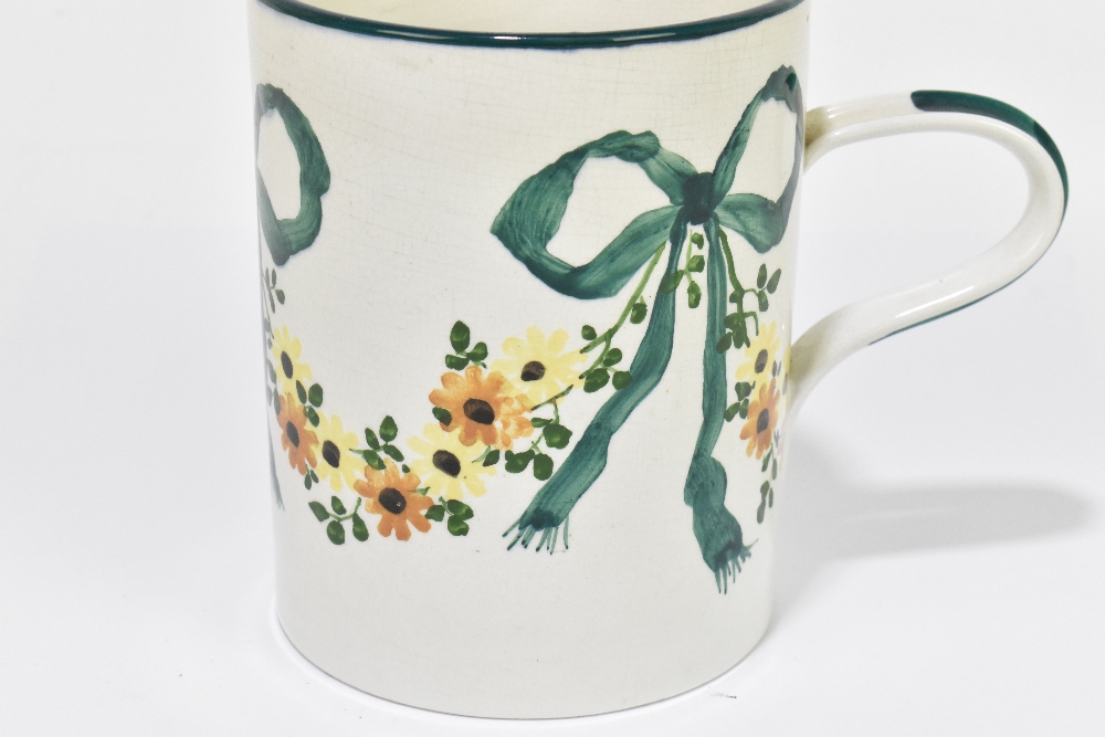 WEMYSS WARE; an oversized mug painted with swags and foliage, impressed marks and initialled R.H & - Bild 3 aus 6