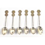 A set of six Hong Kong sterling silver teaspoons, 1.2ozt/37.4g. Additional InformationMinor wear and