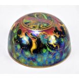 DAISY MAKEIG-JONES FOR WEDGWOOD; a 'Fairyland Lustre' ginger jar cover, decorated with flames and