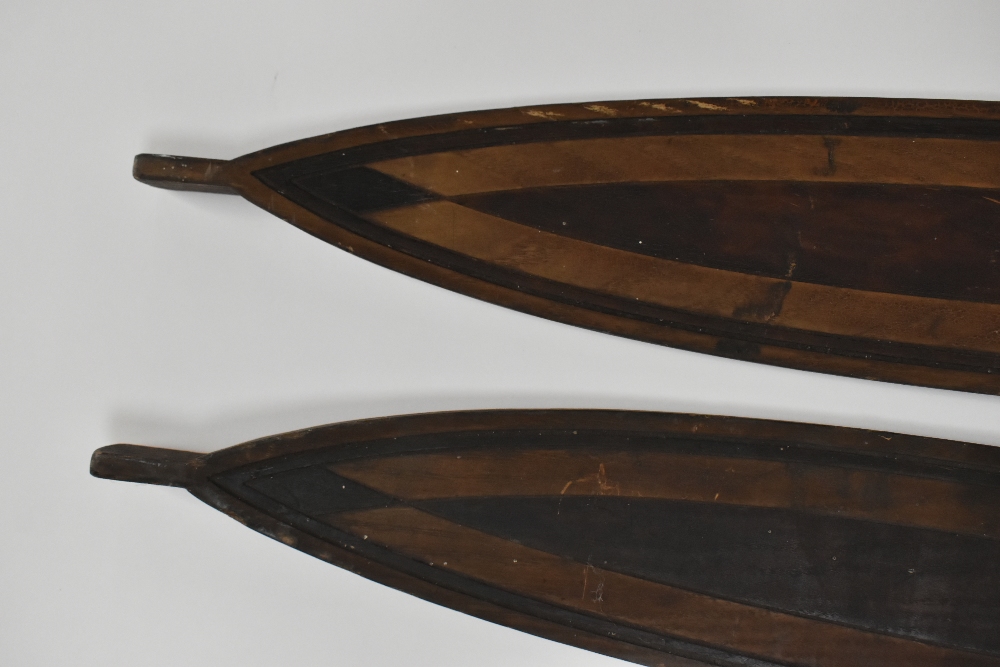 L.H HAGEN & CO CHRISTIANIA; a pair of hickory wood, steam bent, pre 1925 skis with Fritz Huitfeldt - Bild 7 aus 7