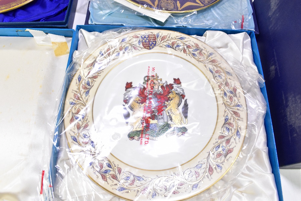 SPODE; four boxed presentation/commemorative plates comprising the Bristol Charter plate, with - Bild 3 aus 6