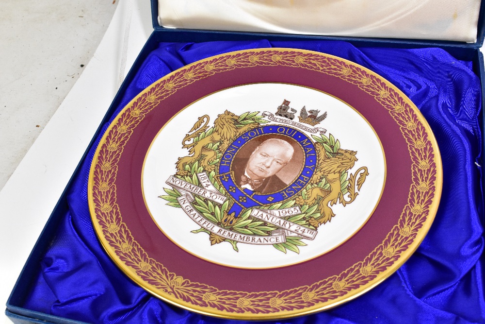 SPODE; four boxed presentation/commemorative plates comprising the Bristol Charter plate, with - Bild 5 aus 6