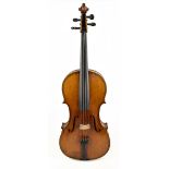 An interesting and unusual, probably German, oversized viola, violone or perhaps diminutive cello,