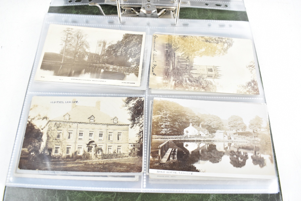 A collection of eighty Edwardian and later postcards of local interest including Shrigley Hall, - Image 5 of 6