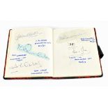 FOOTBALL; an autograph album with various 1960s and later signatures including Bill Foulkes, Nobby