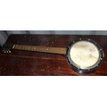 An unnamed banjo, for restoration.
