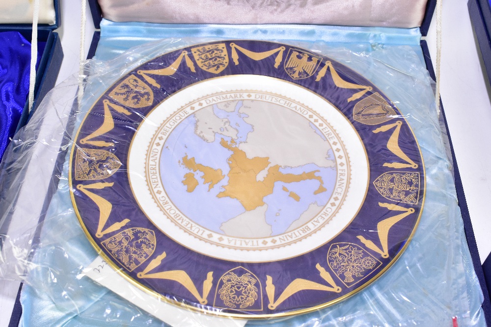 SPODE; four boxed presentation/commemorative plates comprising the Bristol Charter plate, with - Bild 4 aus 6