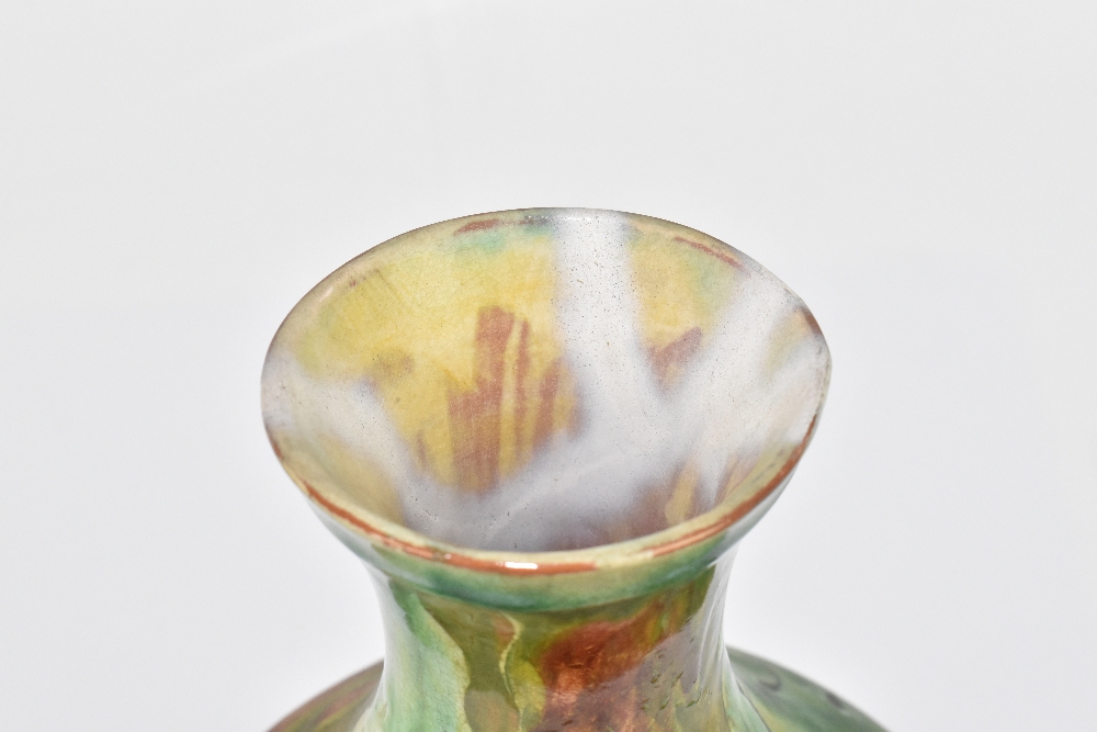 LIZZIE WILKINS FOR DELLA ROBBIA; an Art Pottery vase of belly form with stylised floral detail, - Bild 4 aus 5