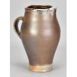 MICHAEL CASSON (1925-2003); a salt glazed jug, impressed MC mark, height 22cm. (D)Additional