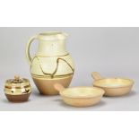 SIDNEY TUSTIN (1914-2005) for Winchcombe Pottery; a slipware preserve jar, impressed ST and