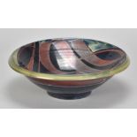 ALAN CAIGER-SMITH (1930-2020) for Aldermaston Pottery; a tin glazed earthenware bowl decorated
