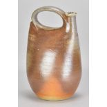 JOHN LEACH (1939-2021) for Muchelney Pottery; a large stoneware flask, impressed JHL and pottery