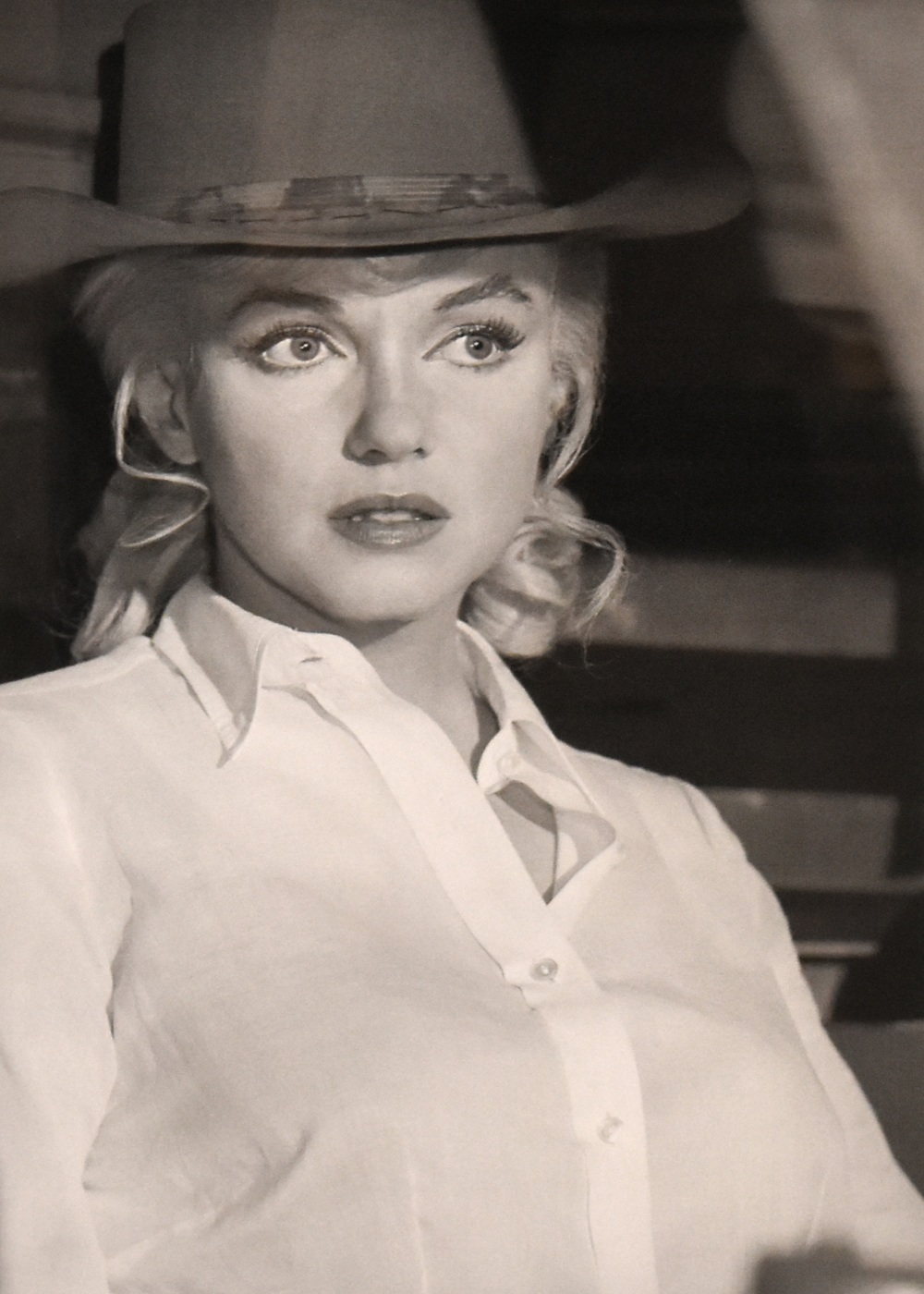 AFTER EVE ARNOLD; a reproduced black and white coloured print, 'Marilyn Monroe', with facsimile - Image 2 of 4