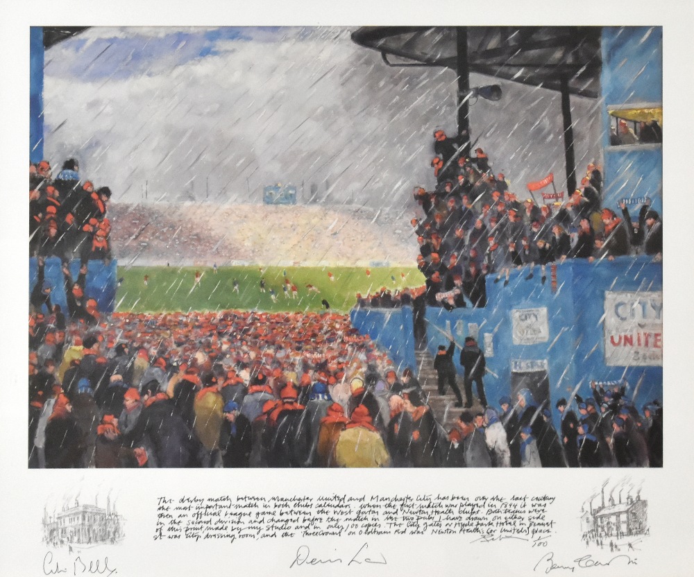 HAROLD FRANCIS RILEY DL (born 1934); a multi-signed limited edition colour print, 'The Derby - Image 2 of 6