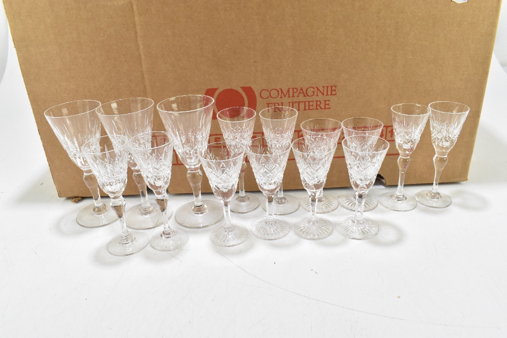 A large collection of cut glassware including Stuart and Webb examples. - Image 2 of 3