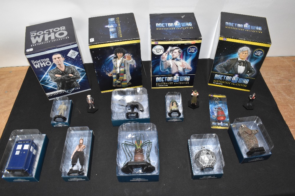 DR WHO; four large boxed figures produced by Titan Merchandise, together with a selection of smaller - Image 2 of 6