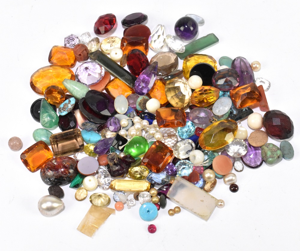 A quantity of assorted loose gemstones. VAT is payable on the hammer price of this lot.