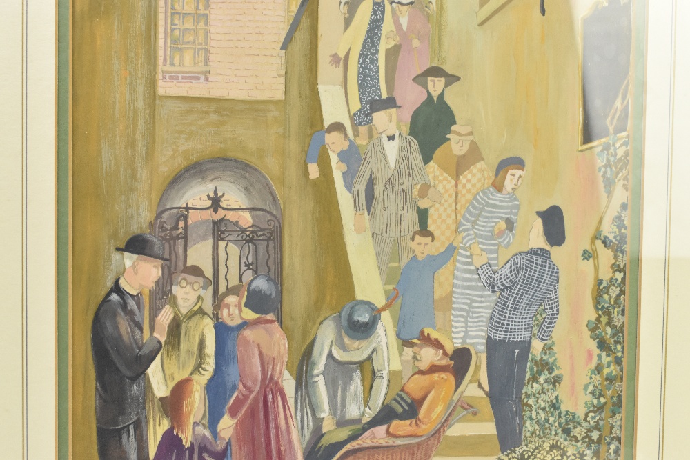 ENGLISH SCHOOL 20th CENTURY; gouache on paper, scenes in Macclesfield and Buxton, unsigned, the - Image 4 of 5