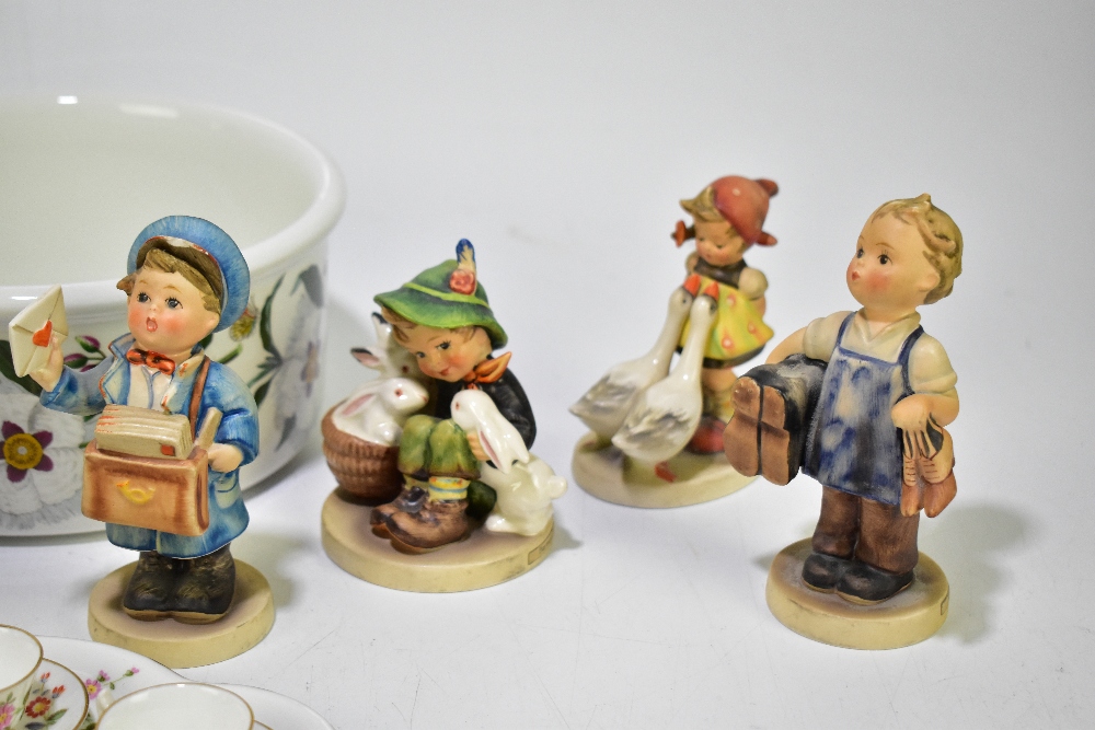 GOEBEL; a collection of nine Hummel figures including Postman, Little Hiker, Playmate, etc, also a - Image 3 of 4