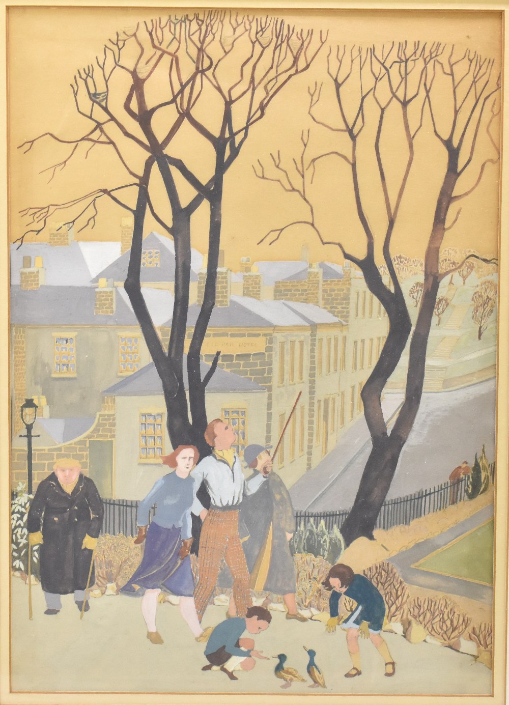 ENGLISH SCHOOL 20th CENTURY; gouache on paper, scenes in Macclesfield and Buxton, unsigned, the - Image 2 of 5