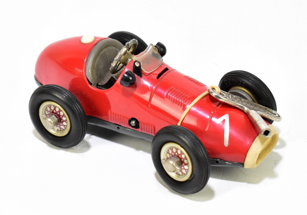 SCHUCO; a clockwork 'Grand Prix Racer' no.1070 and further stamped 'Made in US Zone Germany', with
