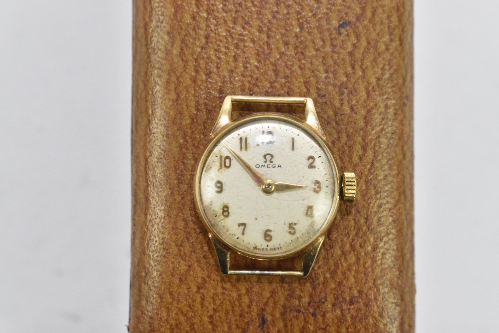 OMEGA; a lady's 9ct gold cased wristwatch, the silvered dial set with Arabic numerals, diameter - Image 2 of 2