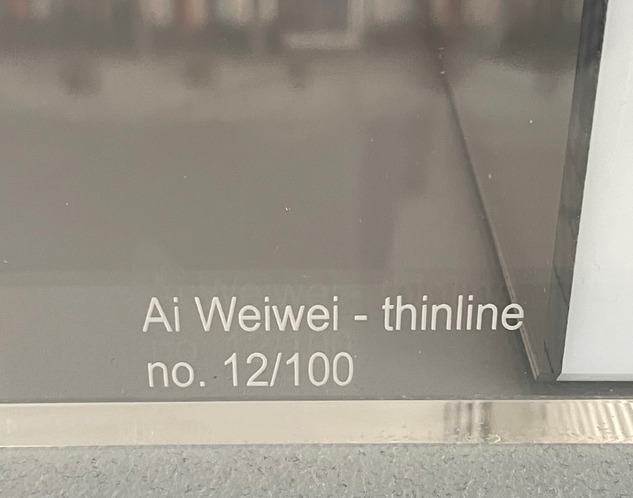 AI WEIWEI (born 1957); 3D multiple with glass fibre light and PMMA mirror in the acrylic display - Image 2 of 7