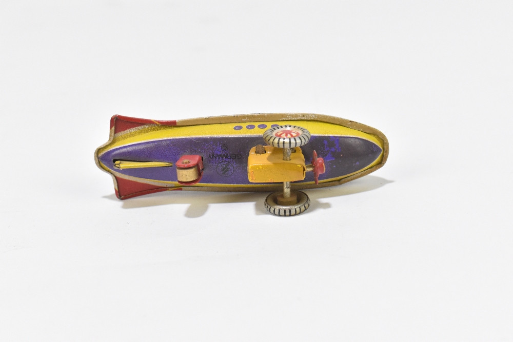 A German miniature wind up zeppelin, in original box. - Image 5 of 5