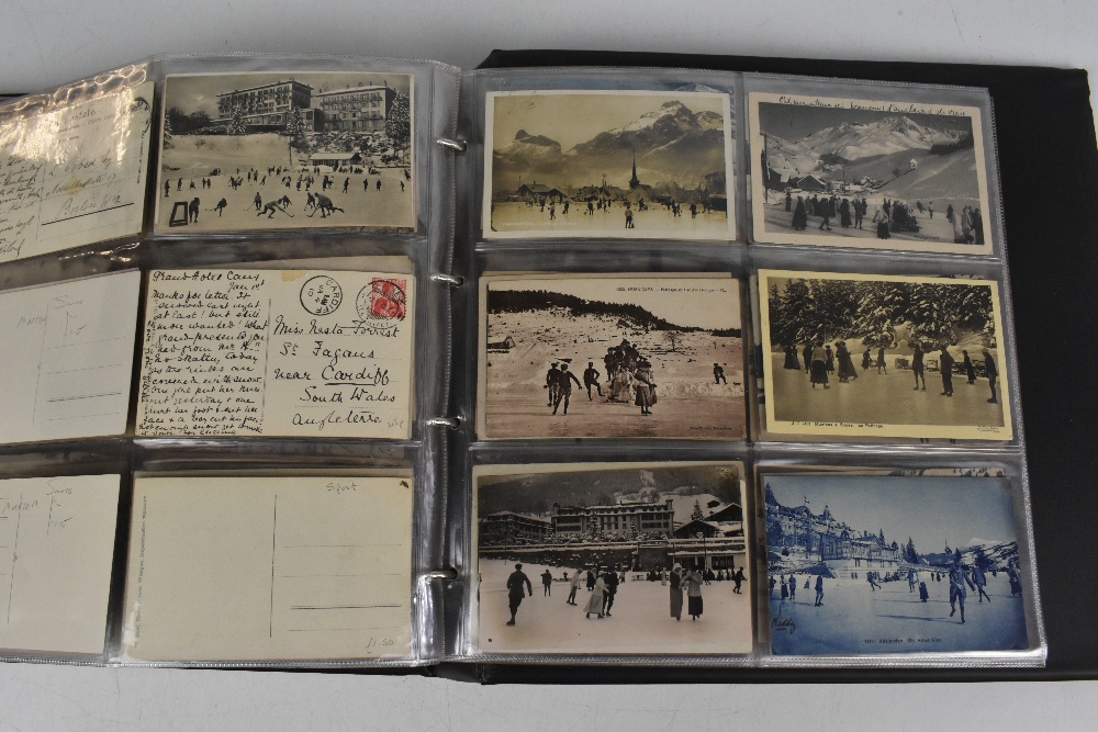 A collection of 230+ early 20th century and later British and European skiing postcards, to - Image 10 of 10