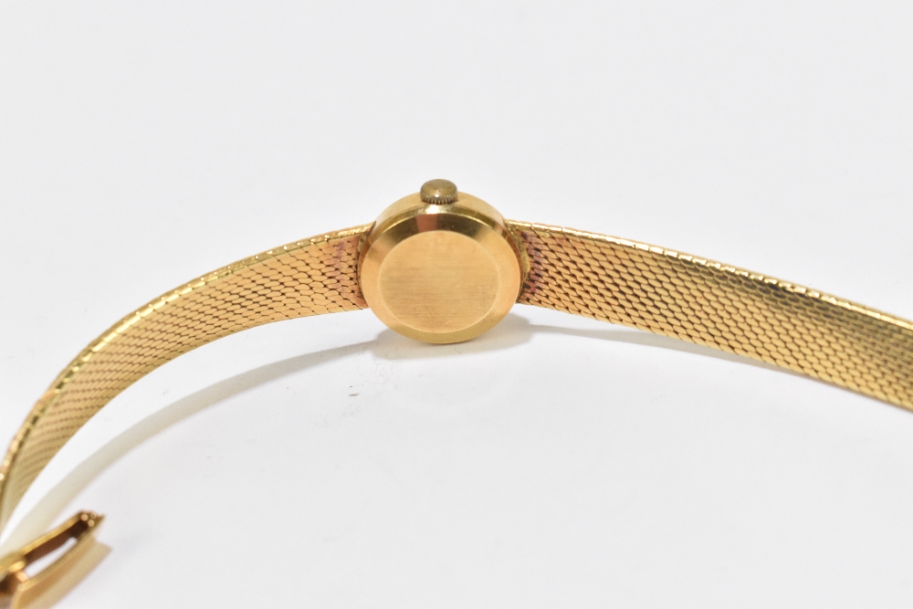 OMEGA; a lady's 18ct yellow gold 'Ladymatic' wristwatch with four small diamonds set to hour marks - Image 3 of 3