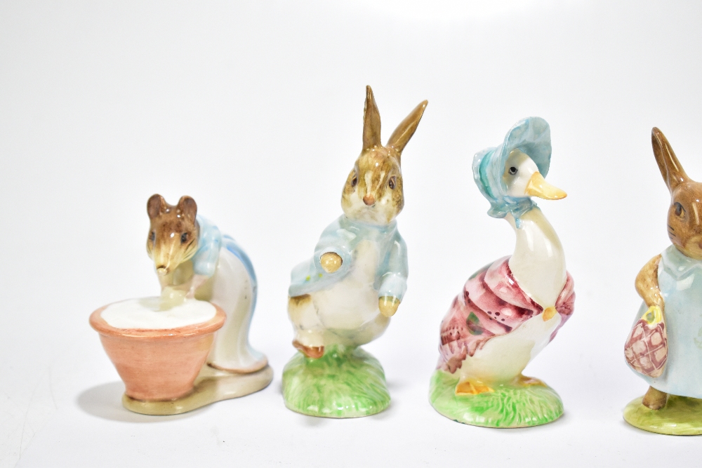 BESWICK; a collection of six Beatrix Potter figures including Amiable Guinea Pig, Tailor of - Image 2 of 6