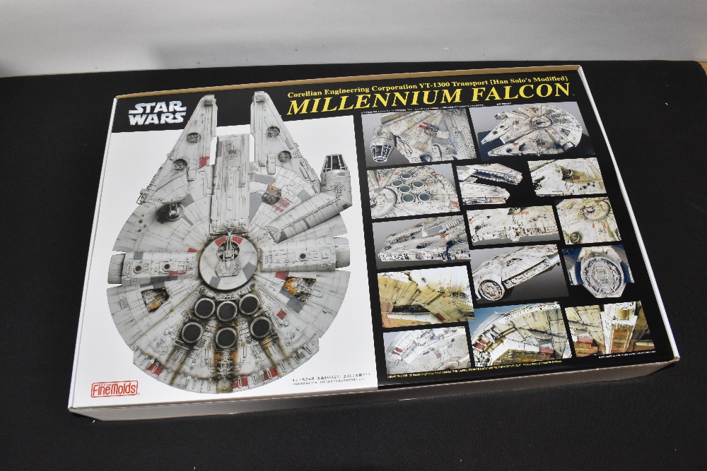 FINEMOLD; a boxed 1/72 scale plastic unassembled model kit Millennium Falcon from the Star Wars - Image 2 of 3