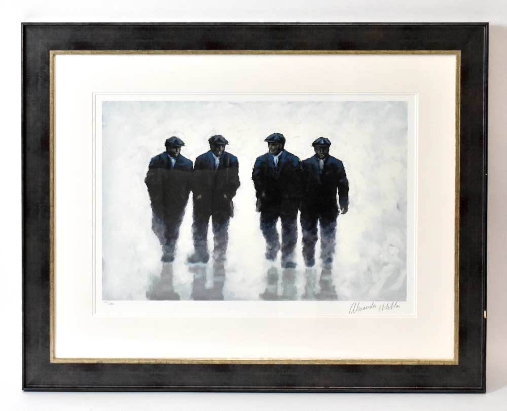 ALEXANDER MILLAR (born 1960); signed limited edition coloured print, 'Goodfellas'. numbered 177/395,