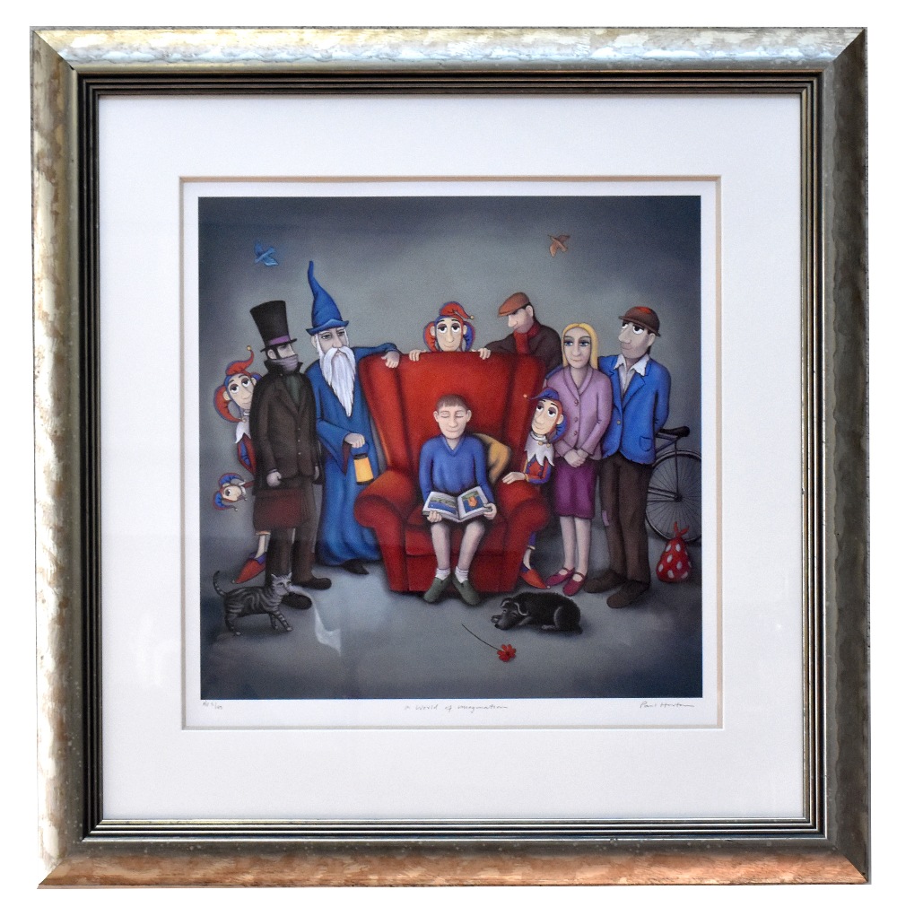 PAUL HORTON (born 1958); limited edition artist proof print, 'A World of Imagination', signed,
