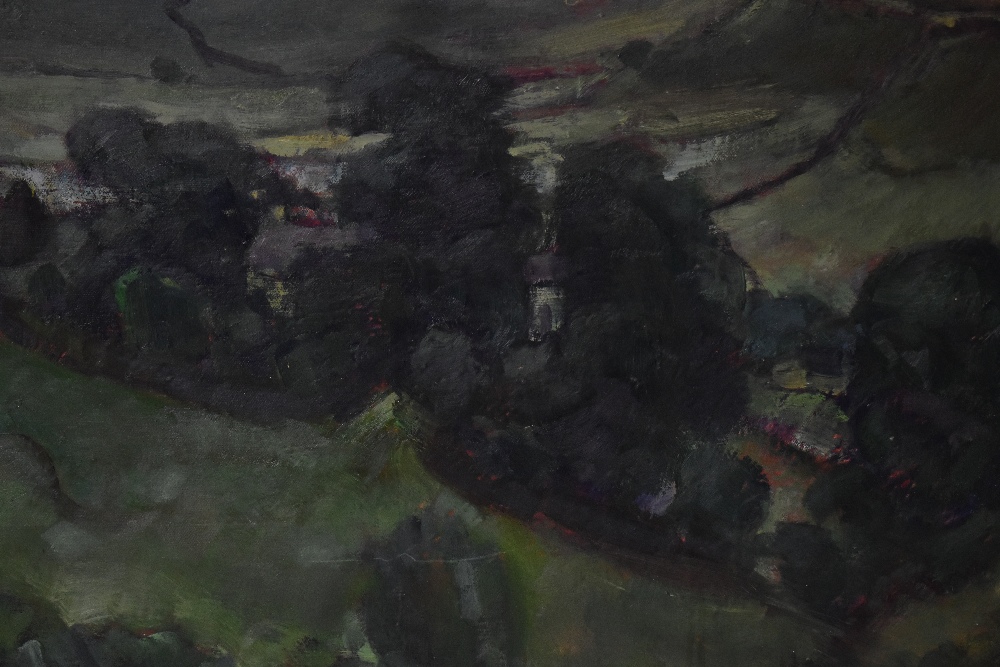 PETER SHAW (1926-1982); oil on canvas, landscape, signed and dated '73 lower right, 70 x 91cm, - Image 5 of 6
