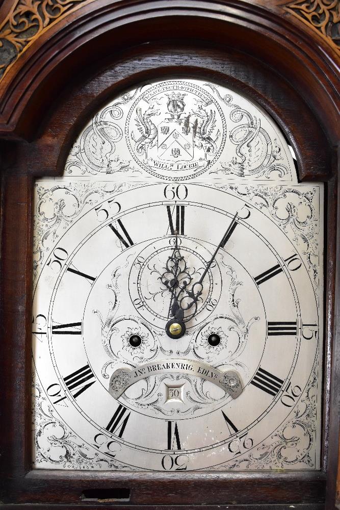 A Scottish George III mahogany longcase clock of diminutive proportions, the broken swan neck - Bild 2 aus 4