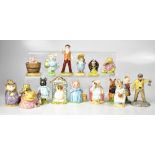 BESWICK AND ROYAL ALBERT; Beatrix Potter figures to include 'Mr Jeremy Fisher', 'Mother Ladybird',