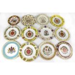 SPODE; a group of collectors' plates, various subjects to include the Cheshire Regiment,