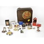 Various mixed collectibles to include a children's vintage penny Jack-in-the-box,