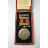 FIRE BRIGADE INTEREST; a Long Service Medal awarded to Assistant Superintendent C.