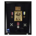 A group of three WWII Naval medals relating to G Williams, comprising the 1939-45 Star,