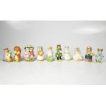 BESWICK AND ROYAL ALBERT; ten Beatrix Potter figures to include 'Squirrel Nutkin', 'Goody Tiptoes',