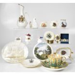 A group of mixed ceramics to include a 19th century Davenport cabinet cup and saucer,