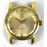 OMEGA; a gentlemen's gold plated Seamaster wristwatch,