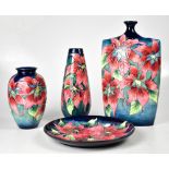 A group of four Old Tupton ware decorative ceramics,